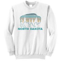 North Dakota Bison Vintage American Buffalo Souvenir Gift Sweatshirt