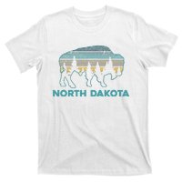 North Dakota Bison Vintage American Buffalo Souvenir Gift T-Shirt