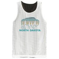 North Dakota Bison Vintage American Buffalo Souvenir Gift Mesh Reversible Basketball Jersey Tank