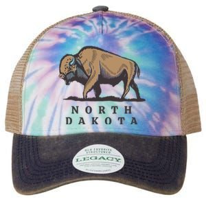 North Dakota Buffalo Legacy Tie Dye Trucker Hat