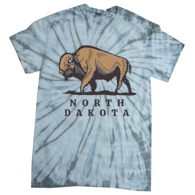 North Dakota Buffalo Tie-Dye T-Shirt