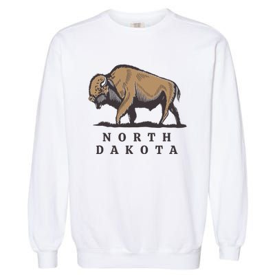 North Dakota Buffalo Garment-Dyed Sweatshirt