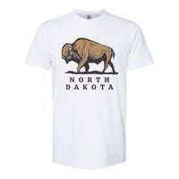 North Dakota Buffalo Softstyle CVC T-Shirt