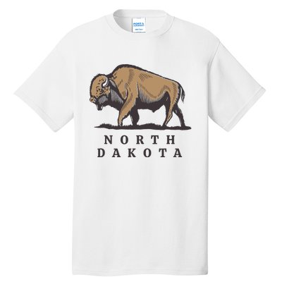 North Dakota Buffalo Tall T-Shirt