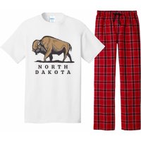 North Dakota Buffalo Pajama Set