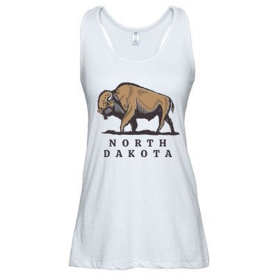 North Dakota Buffalo Ladies Essential Flowy Tank