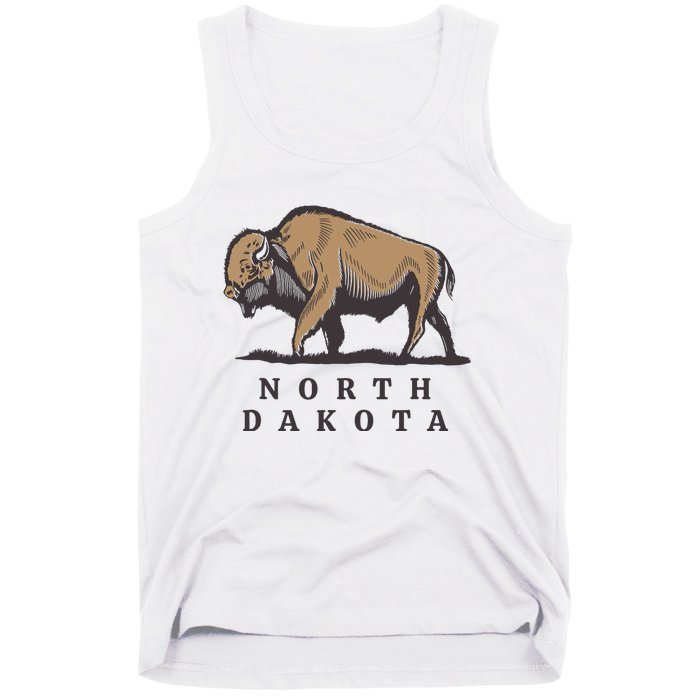 North Dakota Buffalo Tank Top