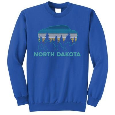 North Dakota Bison Vintage American Buffalo Souvenir Gift Sweatshirt