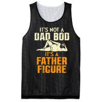 Not Dad Bod Its A Father Figure Funny Fathers Day Daddy Papa Mesh Reversible Basketball Jersey Tank