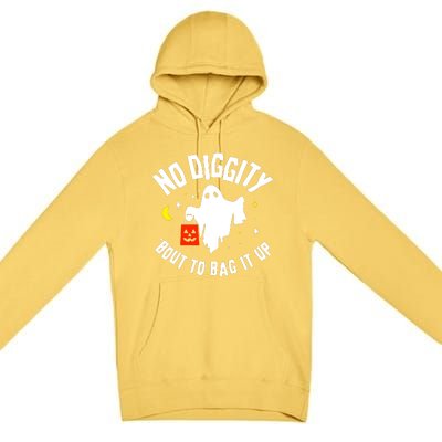 No Diggity Bout To Bag It Up Premium Pullover Hoodie