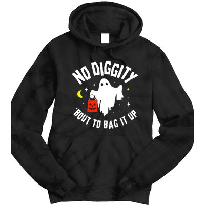 No Diggity Bout To Bag It Up Tie Dye Hoodie