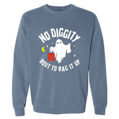 No Diggity Bout To Bag It Up Garment-Dyed Sweatshirt