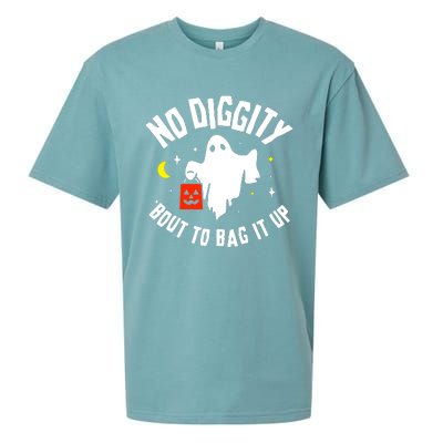 No Diggity Bout To Bag It Up Sueded Cloud Jersey T-Shirt