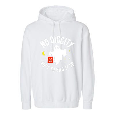 No Diggity Bout To Bag It Up Garment-Dyed Fleece Hoodie