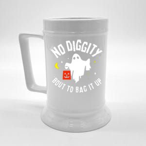 No Diggity Bout To Bag It Up Beer Stein