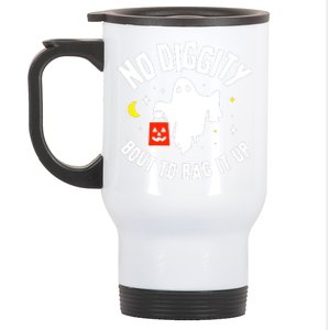 No Diggity Bout To Bag It Up Stainless Steel Travel Mug