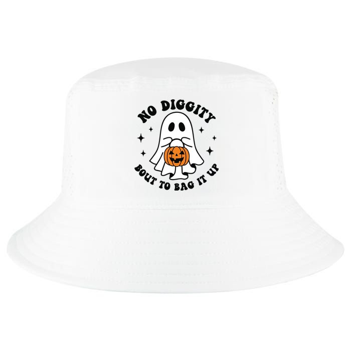 No Diggity Bout To Bag It Up Cute Retro Halloween Cool Comfort Performance Bucket Hat