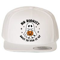 No Diggity Bout To Bag It Up Cute Retro Halloween Wool Snapback Cap