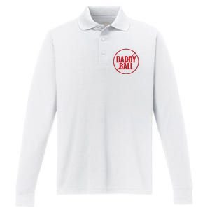 No Daddy Ball As Baseball Coach No Daddy Coach In Baseball Performance Long Sleeve Polo