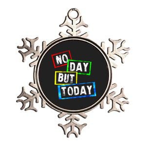 No Day But Today Metallic Star Ornament