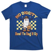 No Diggity Bout To Bag It Up Cool Ghost Halloween T-Shirt