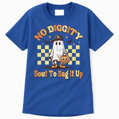 No Diggity Bout To Bag It Up Cool Ghost Halloween Tall T-Shirt