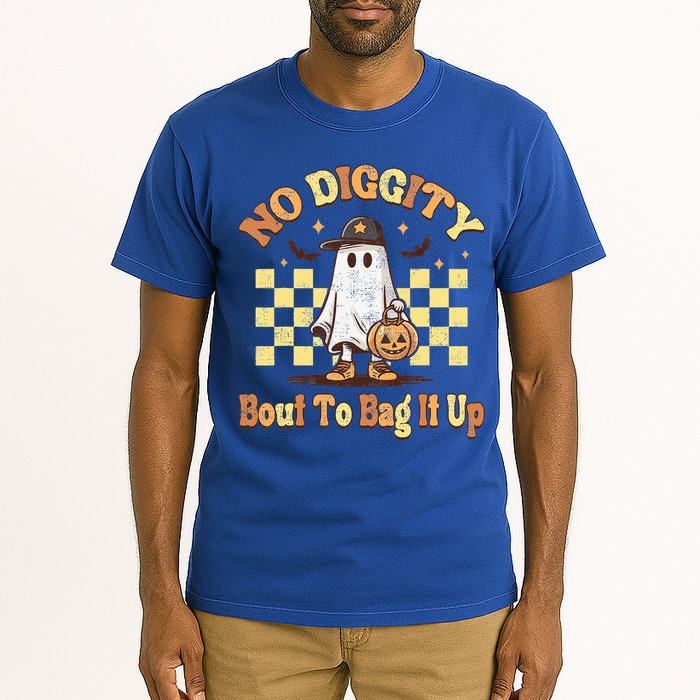 No Diggity Bout To Bag It Up Cool Ghost Halloween Tall T-Shirt