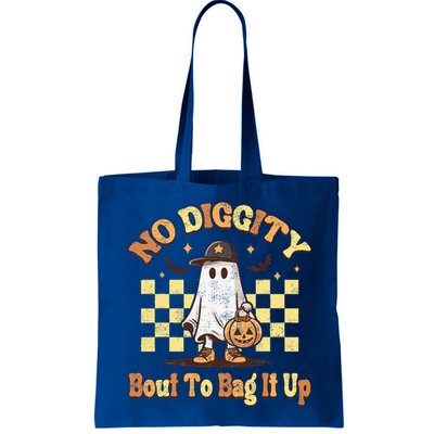 No Diggity Bout To Bag It Up Cool Ghost Halloween Bag
