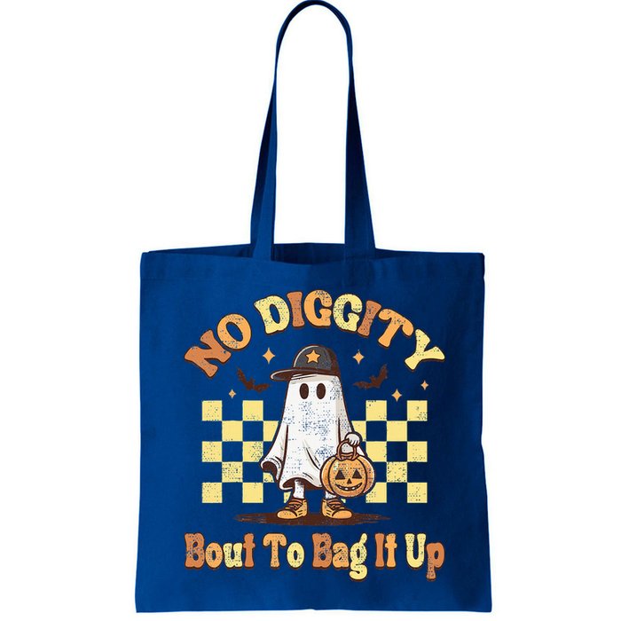 No Diggity Bout To Bag It Up Cool Ghost Halloween Bag