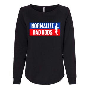 Normalize Dad Bods Womens California Wash Sweatshirt