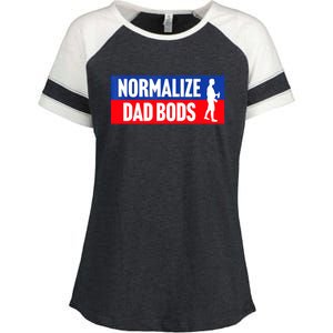 Normalize Dad Bods Enza Ladies Jersey Colorblock Tee