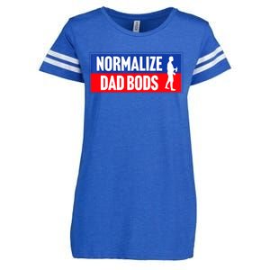 Normalize Dad Bods Enza Ladies Jersey Football T-Shirt