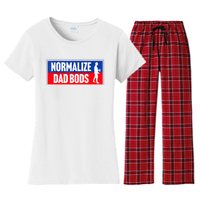 Normalize Dad Bods Women's Flannel Pajama Set