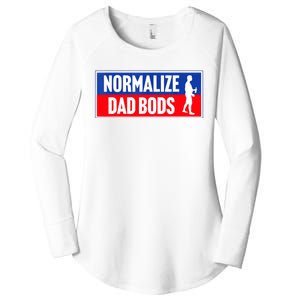 Normalize Dad Bods Women's Perfect Tri Tunic Long Sleeve Shirt