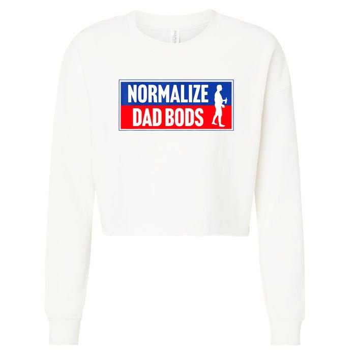 Normalize Dad Bods Cropped Pullover Crew