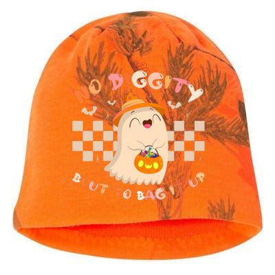 No Diggity Bout To Bag It Up Cute Ghost Halloween Kati - Camo Knit Beanie