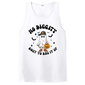 No Diggity Bout To Bag It Up Ghost Halloween PosiCharge Competitor Tank