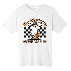 No Diggity Bout To Bag It Up Ghost Halloween Tall Fusion ChromaSoft Performance T-Shirt