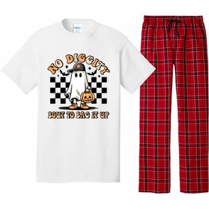 No Diggity Bout To Bag It Up Ghost Halloween Pajama Set