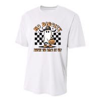 No Diggity Bout To Bag It Up Ghost Halloween Youth Performance Sprint T-Shirt