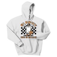 No Diggity Bout To Bag It Up Ghost Halloween Kids Hoodie