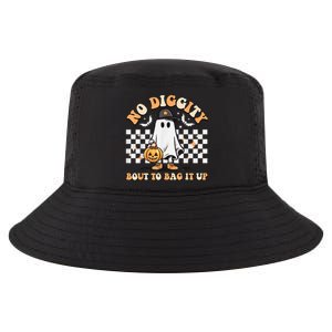 No Diggity Bout To Bag It Up Cute Ghost Halloween Kids Candy Cool Comfort Performance Bucket Hat