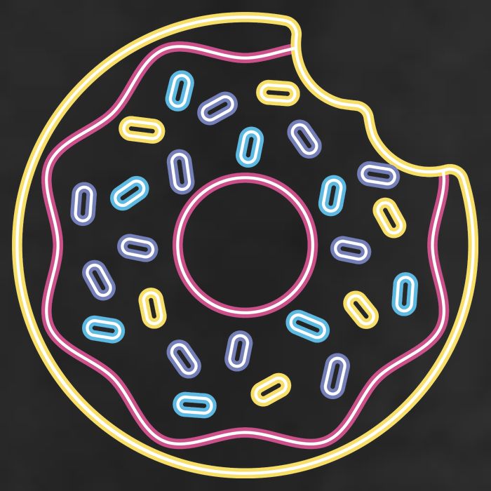 Neon Donut Bite Cool Comfort Performance Bucket Hat