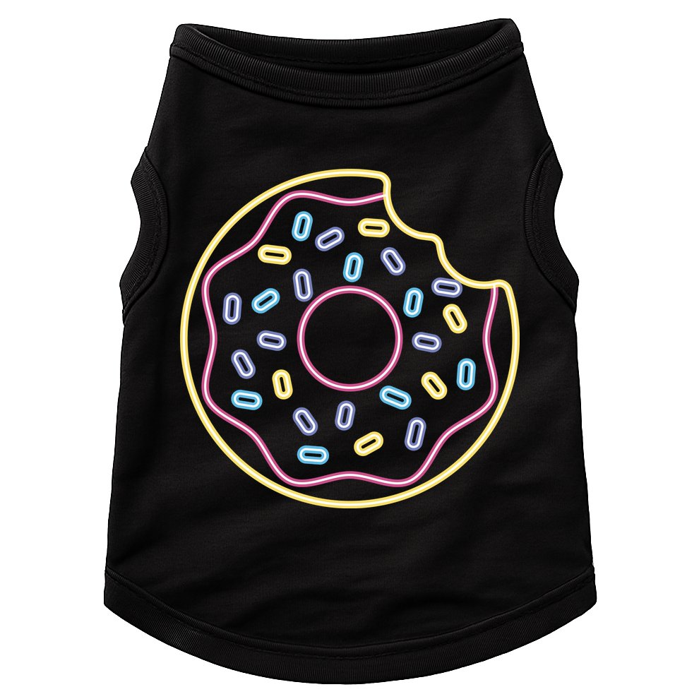 Neon Donut Bite Doggie Tank
