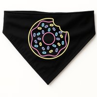 Neon Donut Bite USA-Made Doggie Bandana