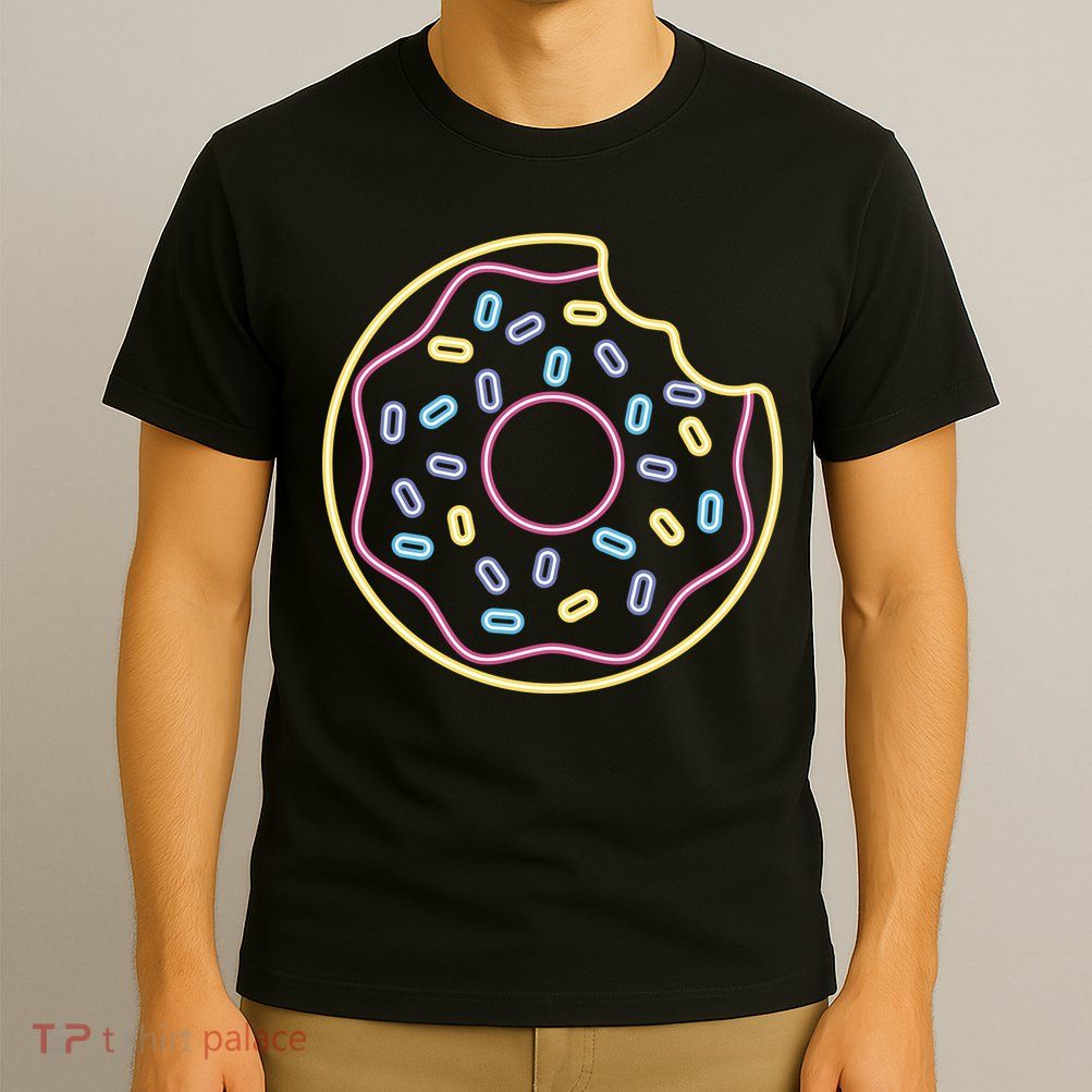 Neon Donut Bite T-Shirt