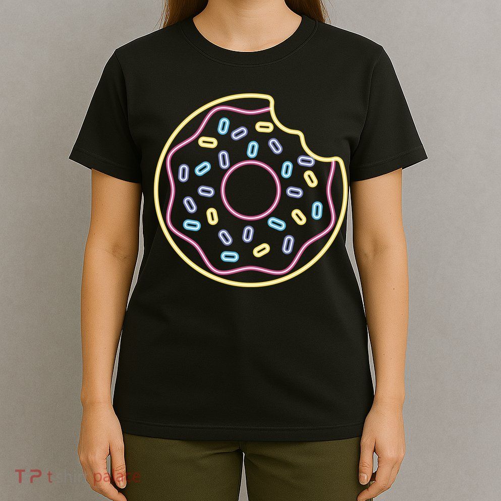 Neon Donut Bite T-Shirt