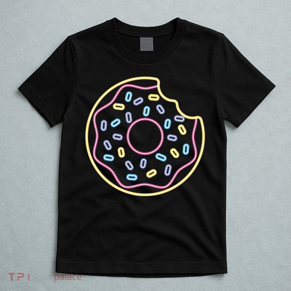 Neon Donut Bite T-Shirt