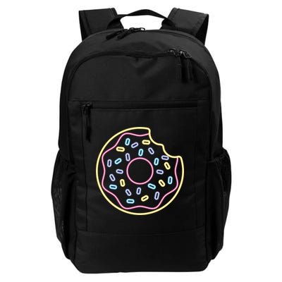 Neon Donut Bite Backpack