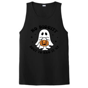 No Diggity Bout To Bag It Up Halloween Ghost PosiCharge Competitor Tank